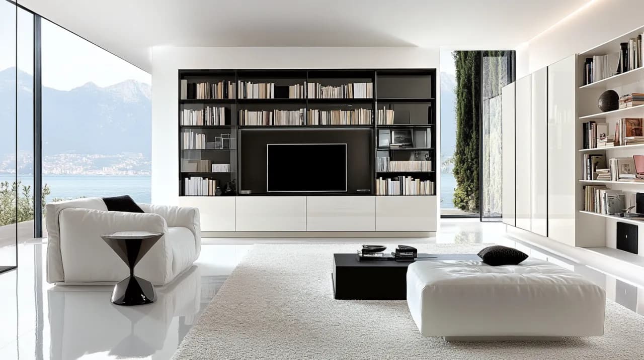 Meblościanka biała z szafą: styl, praktyczność i jak dopasować do przestrzeni?