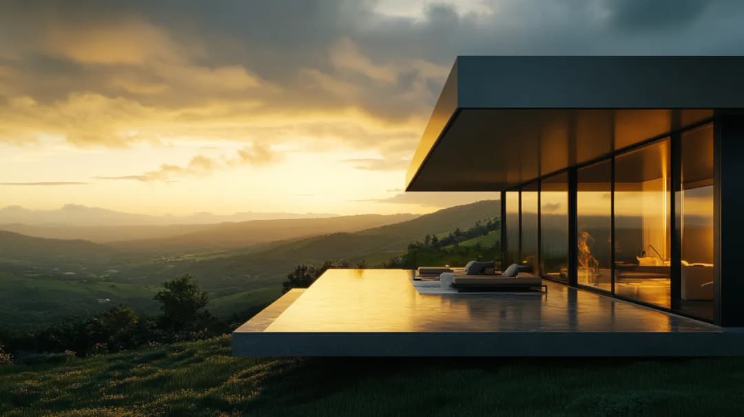 Dom na wzgórzu: inspiracje, projekty architektoniczne i stylizacja