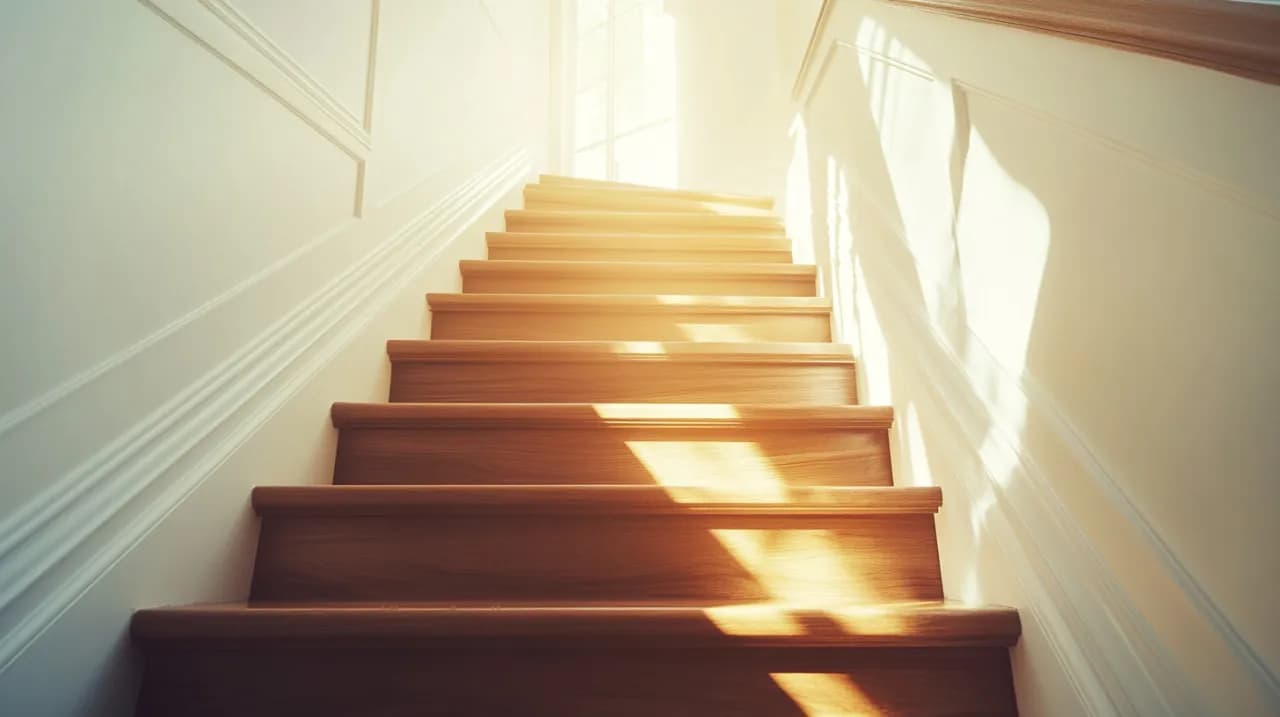 Białe podstopnie do schodów drewnianych: elegancja i funkcjonalność w aranżacji